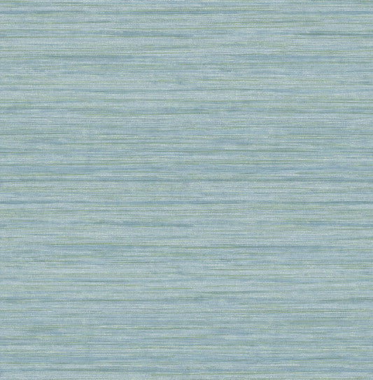 Light Blue Faux Grasscloth Wallpaper