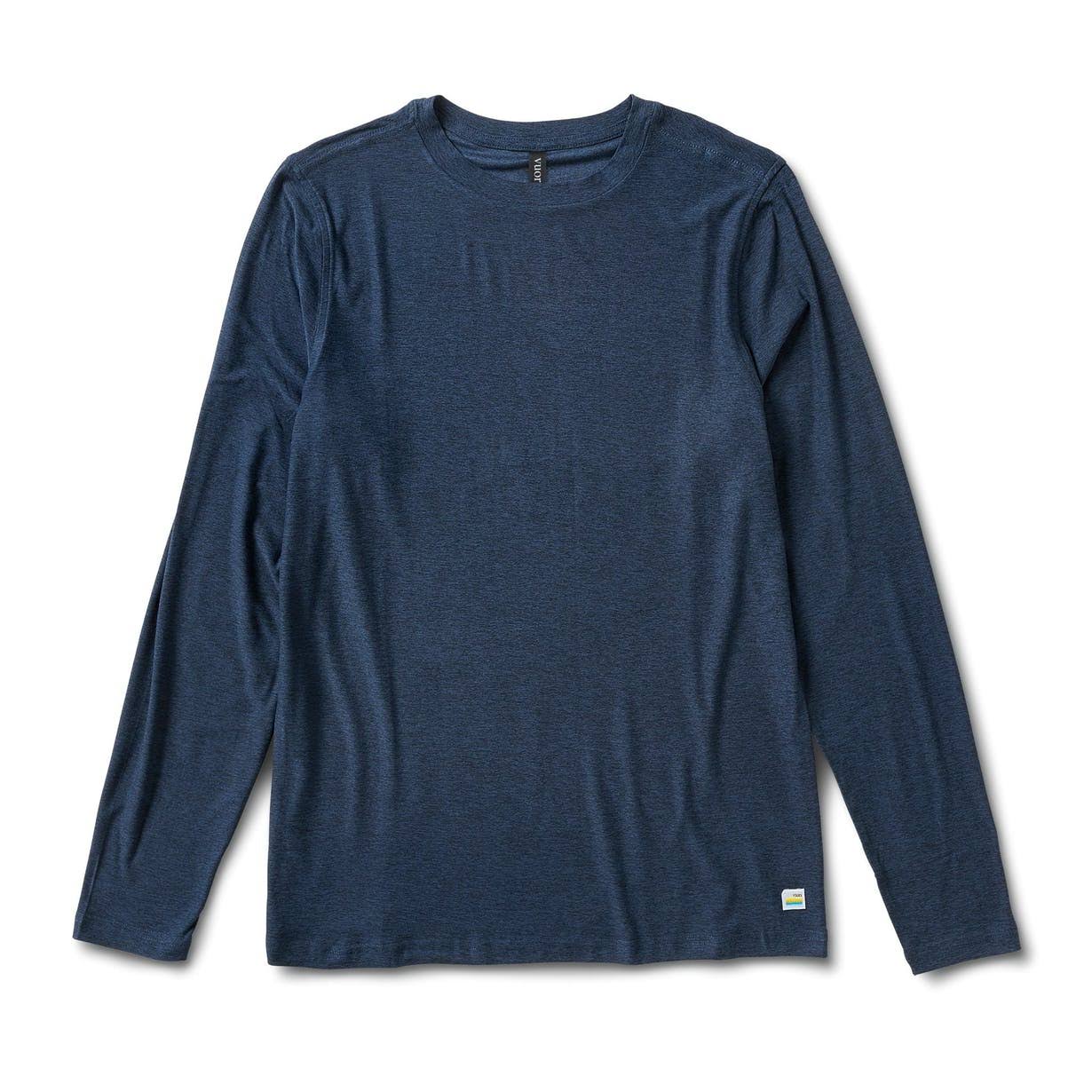 Long-Sleeve Strato Tech Tee - Men's Navy Heather S