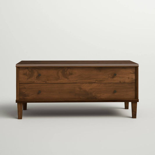 Lift Top Coffee Table With Storage Sand & Stable Table Top Color: Grand Walnut