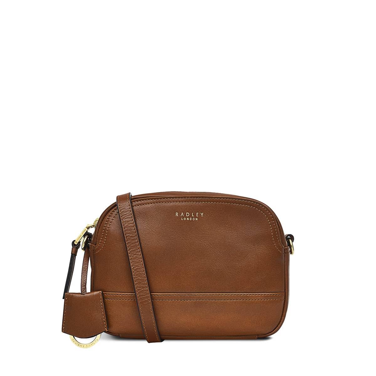 London Women's Upper Grove - Zip Top Crossbody - Indus Tan