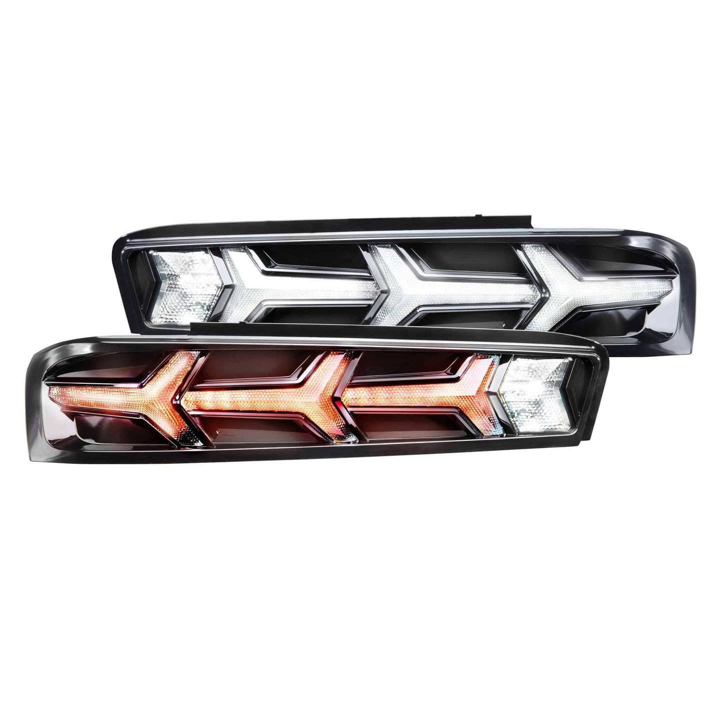 Lf401 Xb Led Smoked Lambo Style Tail Lights For 2016-2018 Camaro