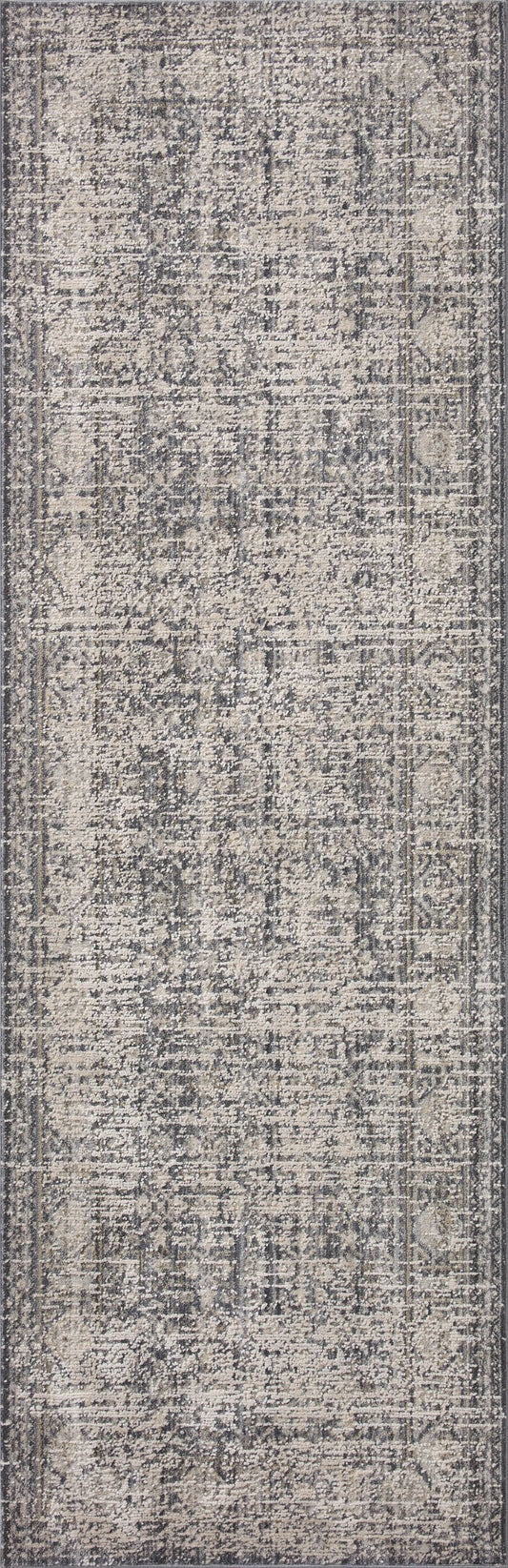 Lewis X 5'3" 7'9" Charcoal/Dove Alie Ale-03 Area Rug