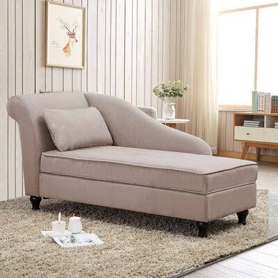 Left-Arm Chaise Lounge With Storage