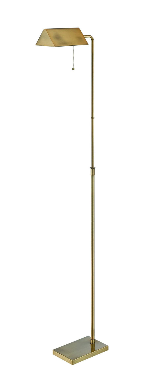 Ls-82341bb Wayland Floor Lamp, Brushed Brass