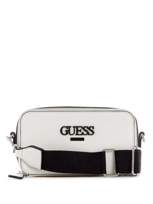 Lewistown Double Zip Crossbody - White - One Size