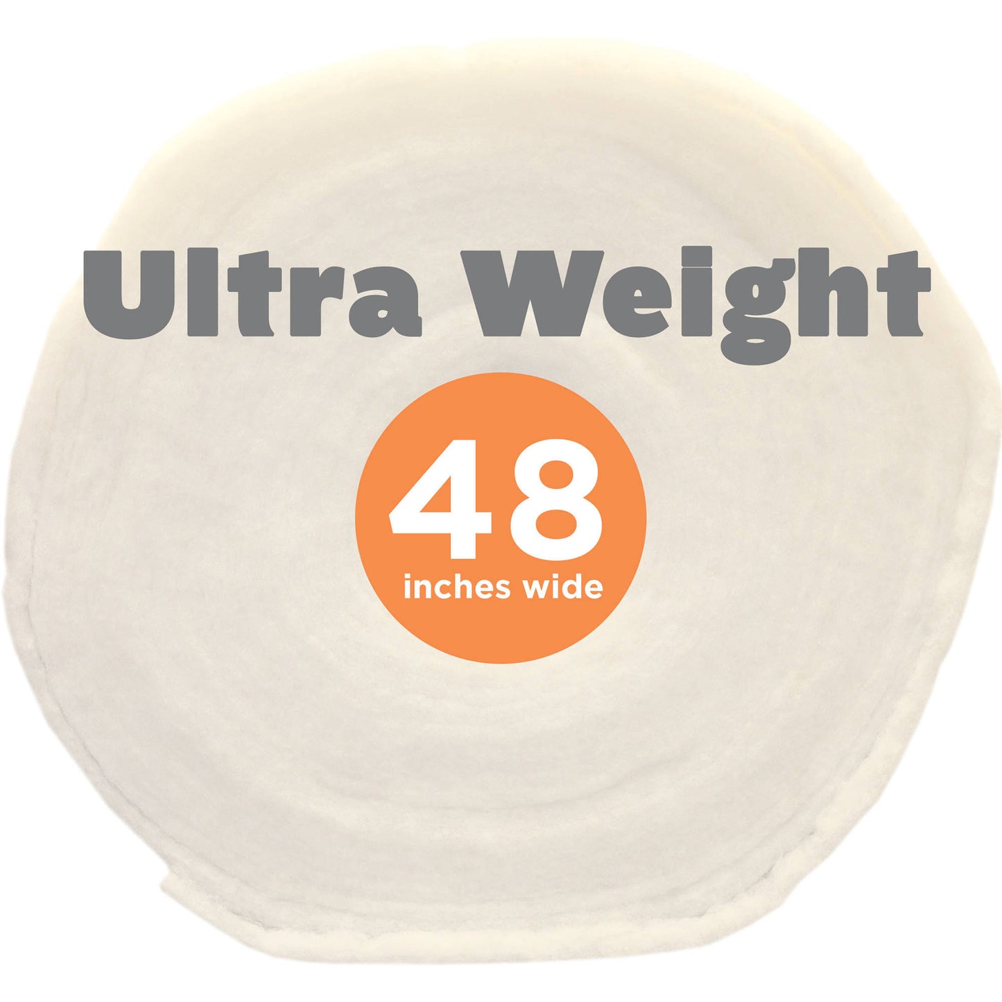 Light-Weight Batting, 48 Inch X 45 Yard Roll