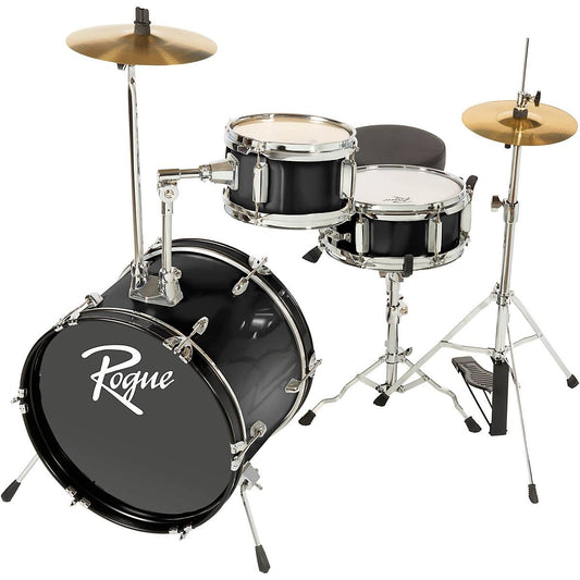 Lil' Kicker 3-Piece Junior Drum Set Black