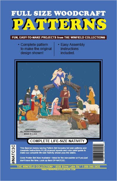 Life-Size Nativity Woodworking Project Plan