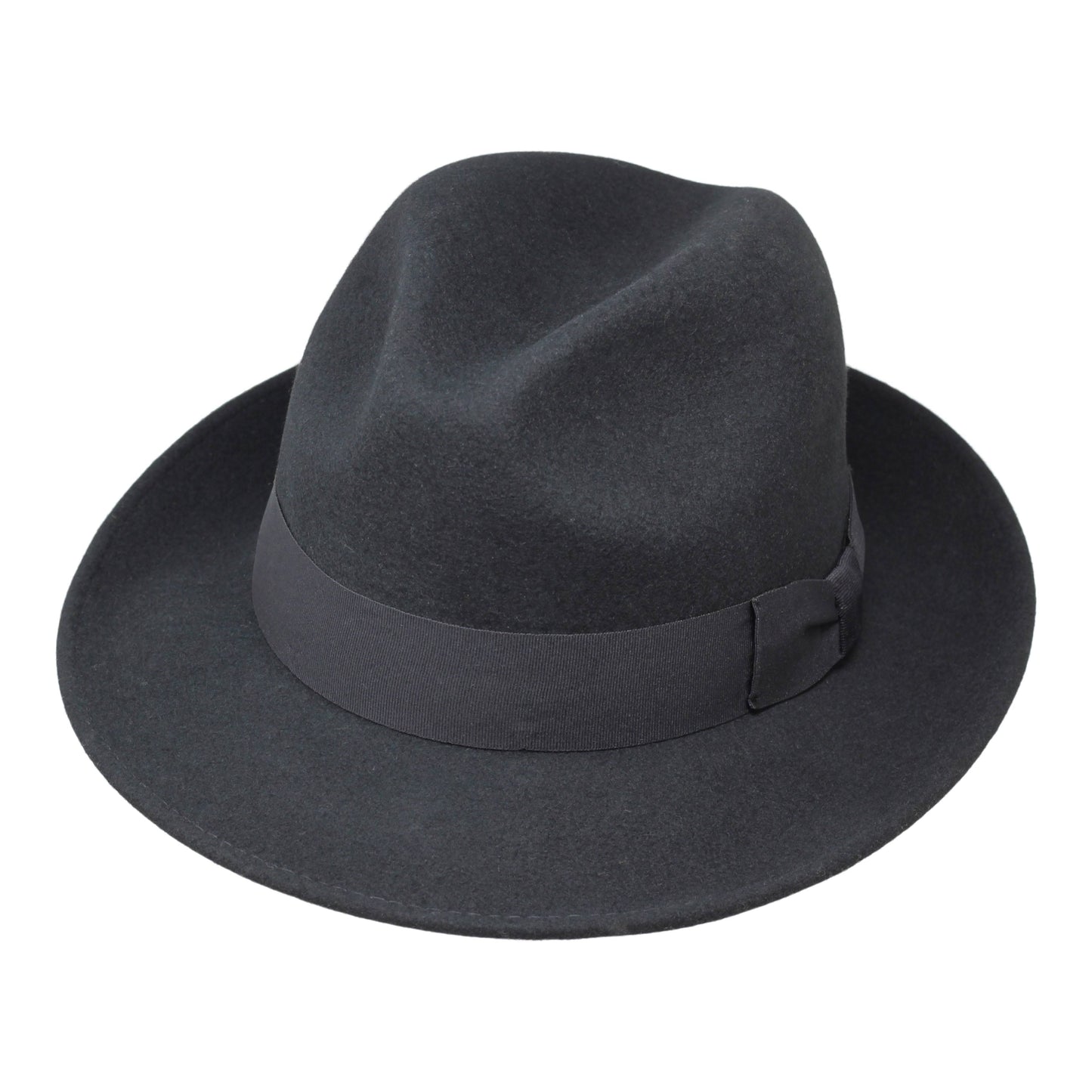 Lightweight Fedora - 100% Wool Felt - Crushable For Travel - Water Resistant - Snap Brim