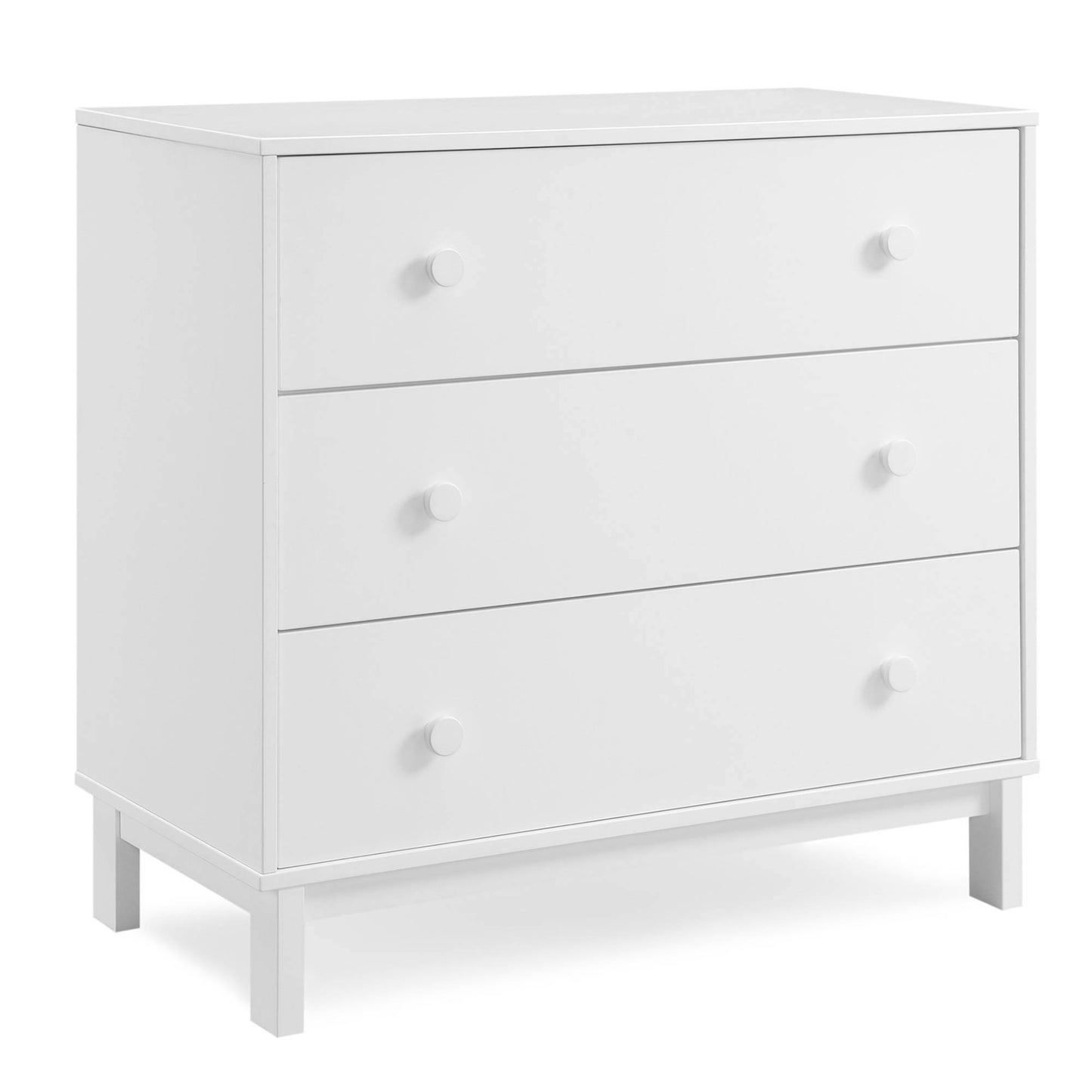 Legacy 3 Drawer Dresser - Greenguard Gold Certified, Bianca White