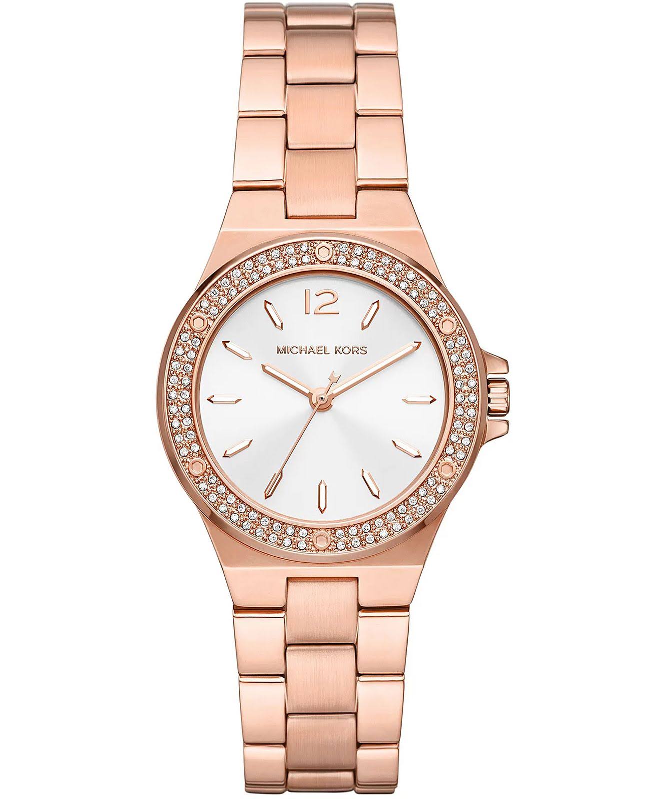 Lennox Three-Hand Rose Gold-Tone Stainless Steel Watch And 14k Rose Gold Bracelet Set