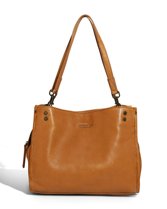 Lenox Triple Entry Satchel ,Butterscotch