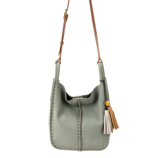 Los Feliz Leather Crossbody Bag - Meadow