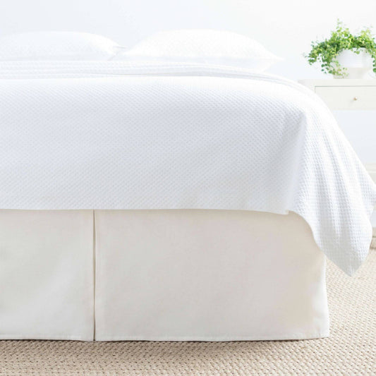 Lush Linen Natural Bed Skirt Twin