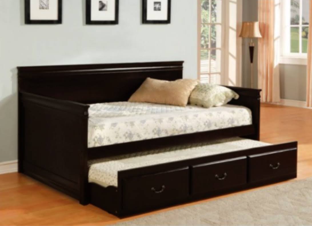 Liam Twin Daybed With Trundle In Espresso