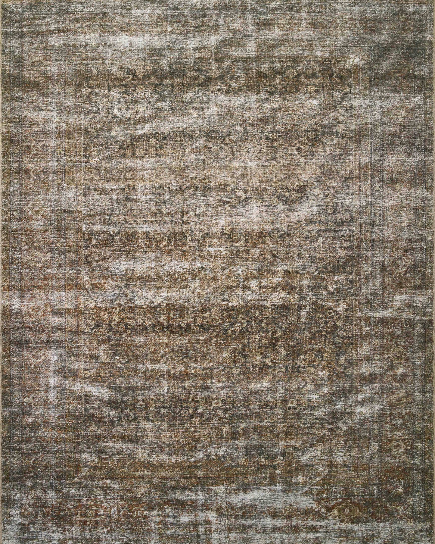 Lewis X 5'0" 7'6" Tobacco/Rust Billie Bil-06 Area Rug