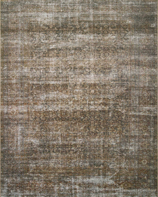 Lewis X 5'0" 7'6" Tobacco/Rust Billie Bil-06 Area Rug