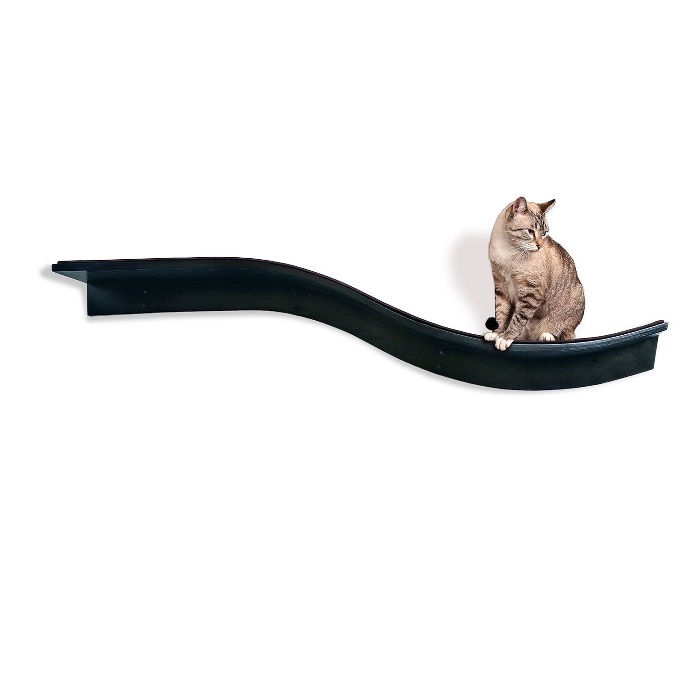 Lot-Bran-Es Lotus Branch Cat Shelf 61 X 10.5 X 12 In. - Espresso