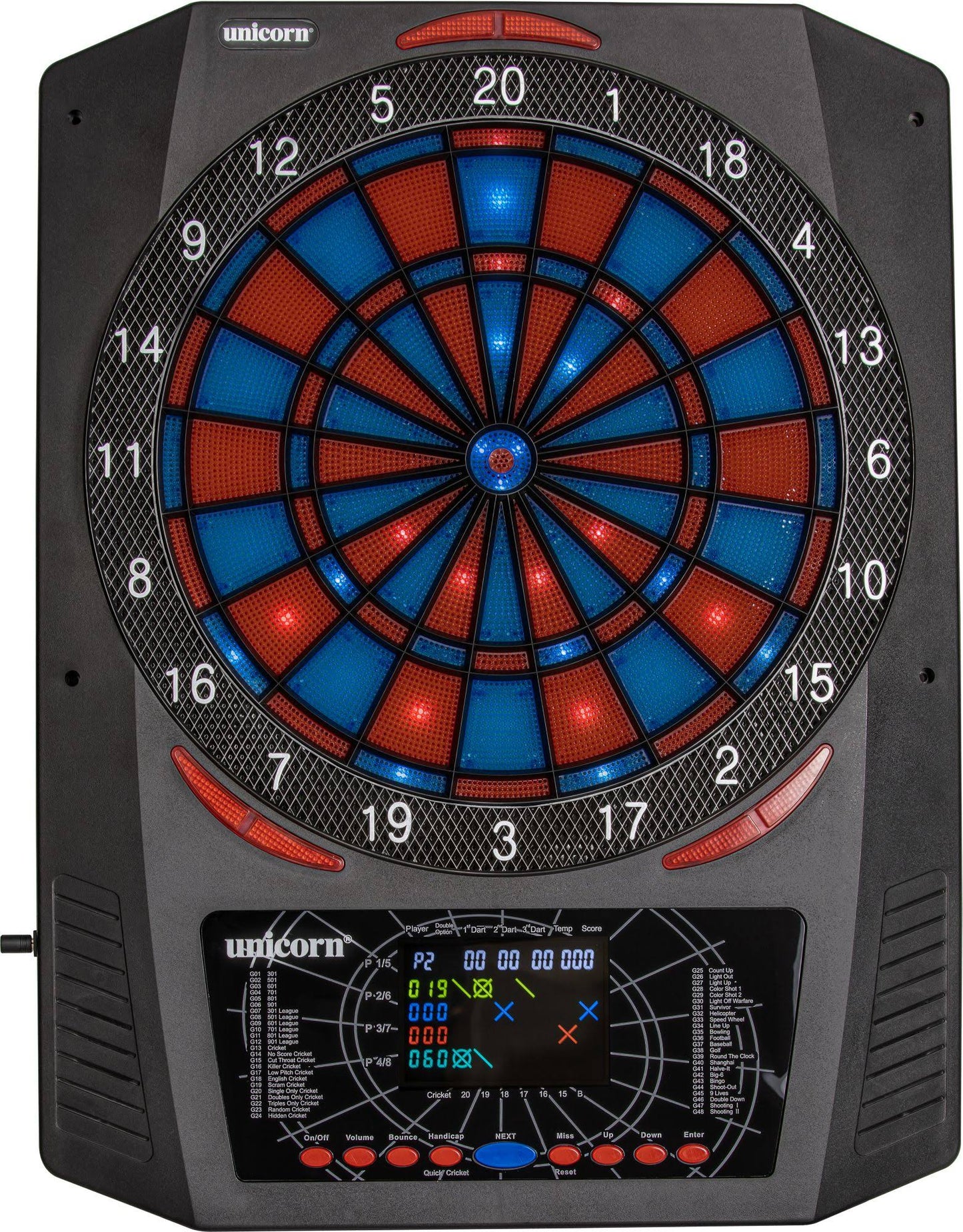 Light Fx 4000 Electric Dartboard, Red/Blue | Holiday Gift