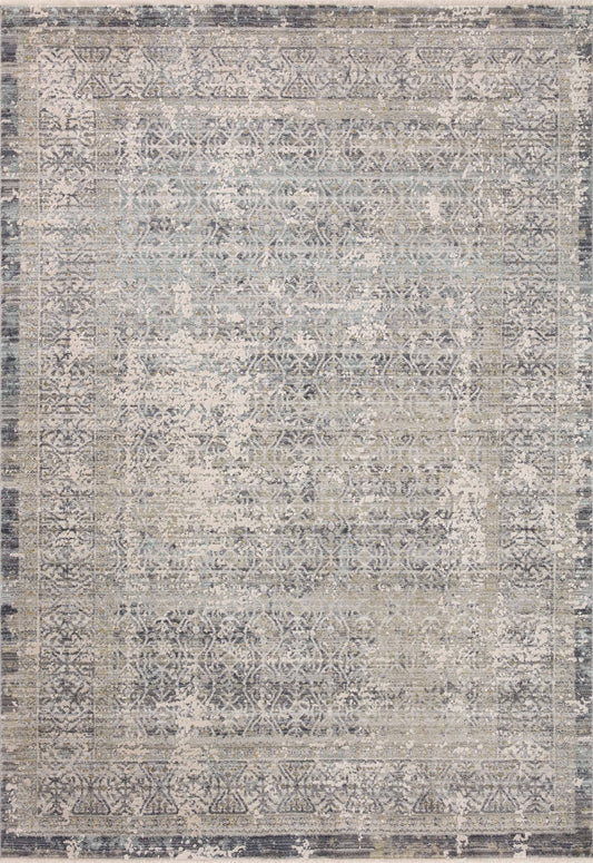 Lewis X 7'10" 10'0" Sky/Stone Large Alie Ale-04 Area Rug