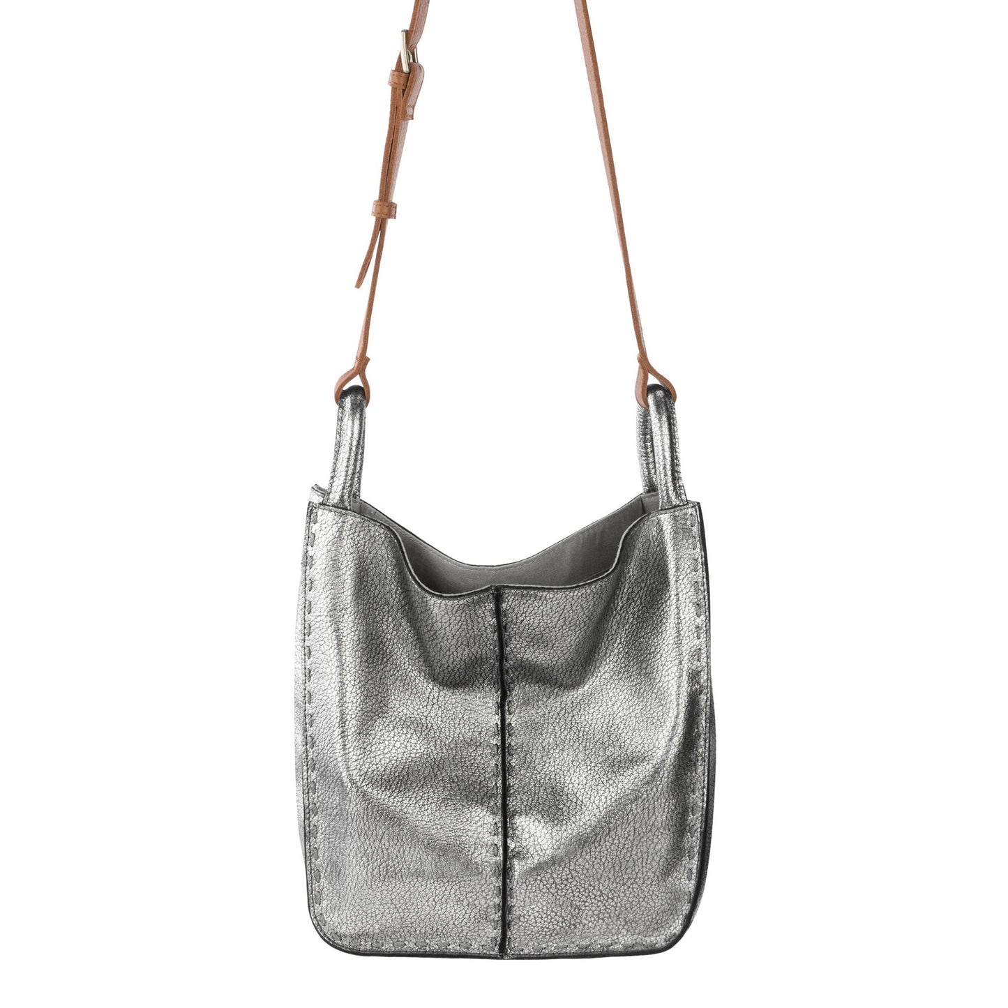 Los Feliz Crossbody Bag Eco Lined - Dark Silver