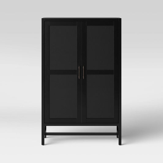 Library Cabinet Black - 78054342