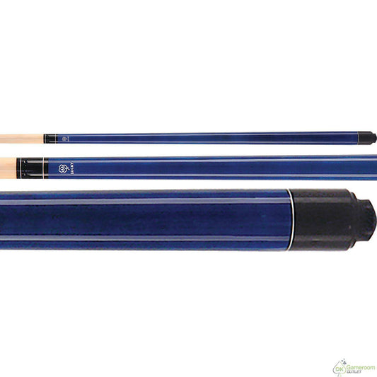 Lucky Pool Cue - L2 Billiards Pool Cue - Blue - Case!