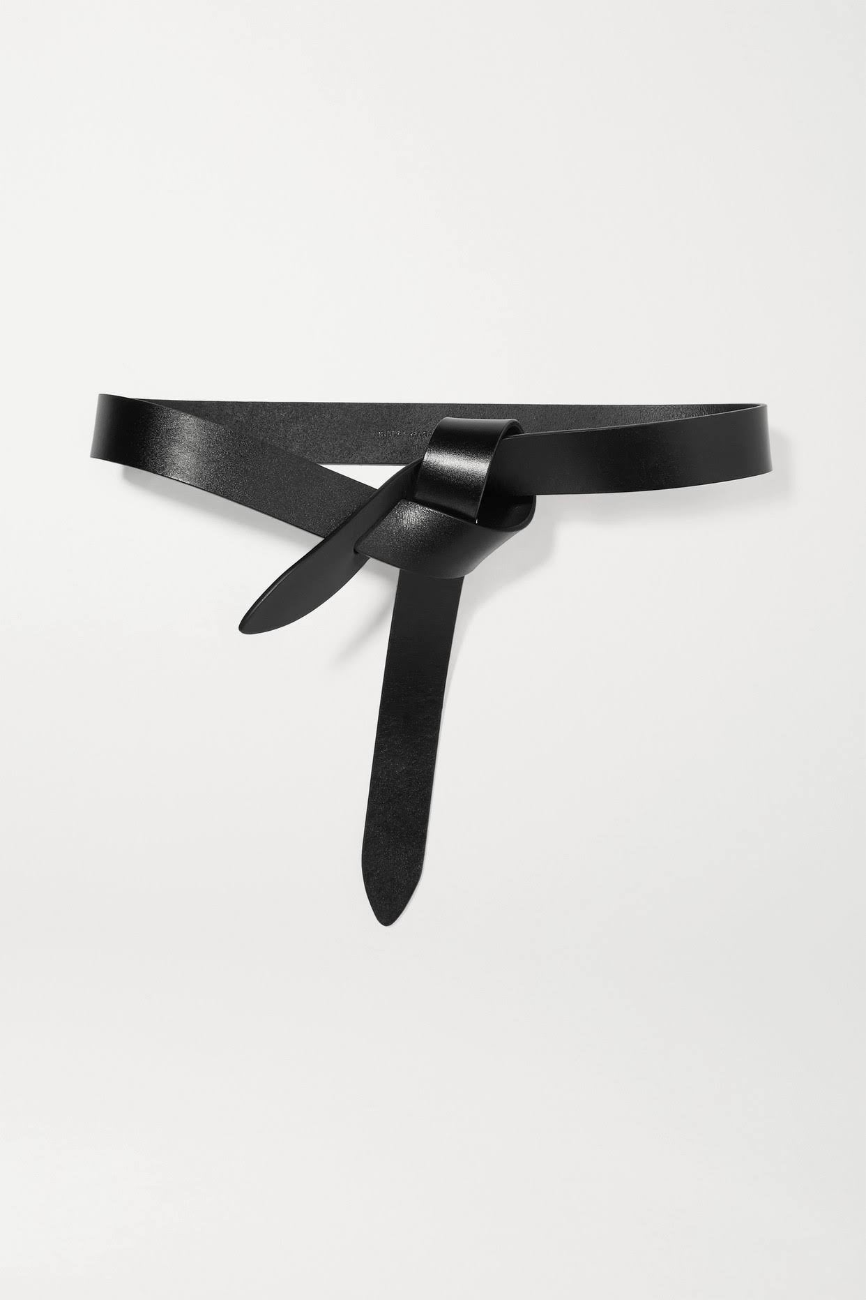 Lecce Leather Belt Black