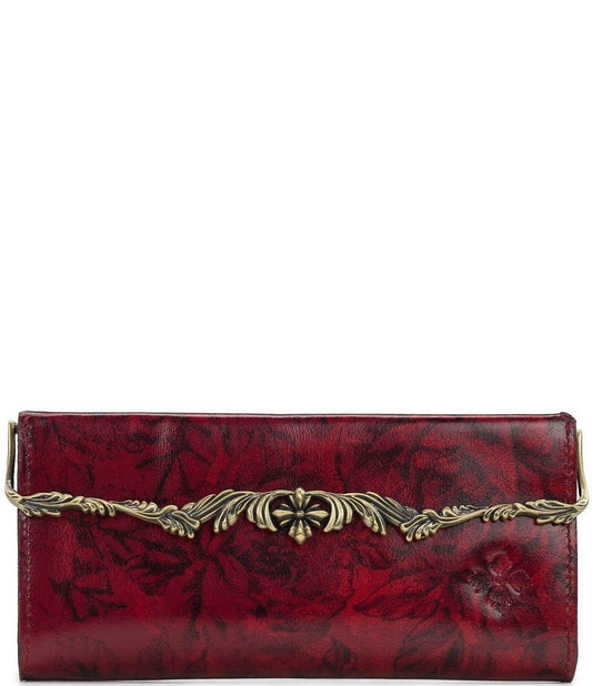 Loxley Etched Roses Leather Bifold Wallet - Etched Roses