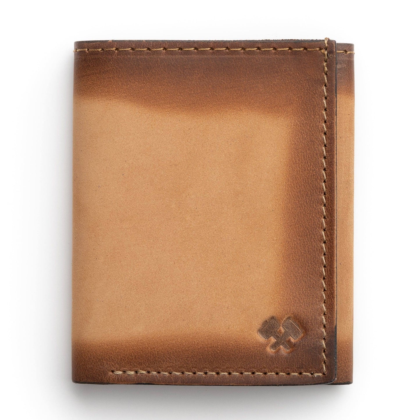 Leather Wallet For Men Charred Oak