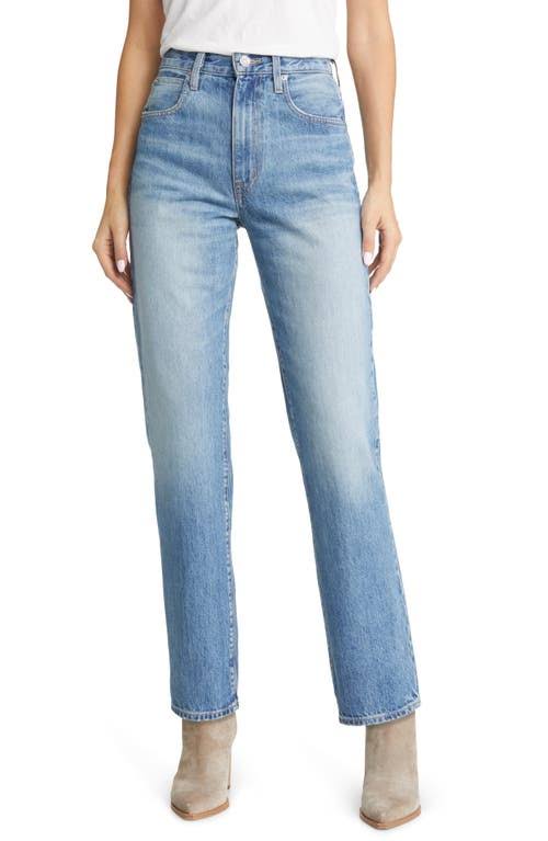 London High Waist Straight Leg Jeans In Playing With Fire