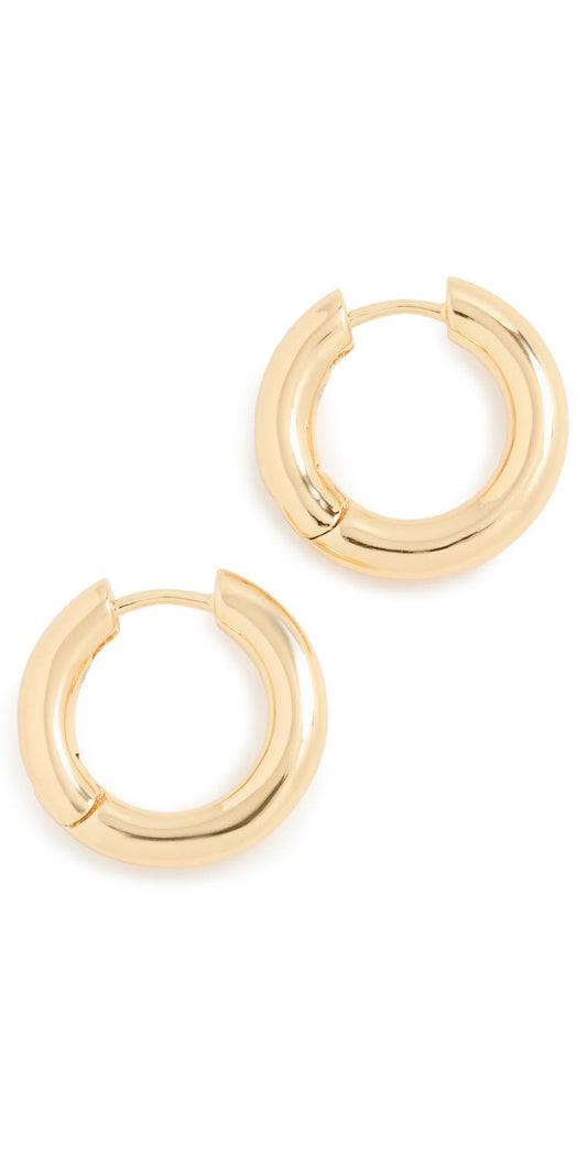 Lou Mini Hoop Earrings In Gold