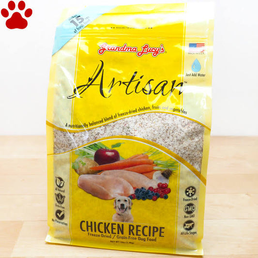 Lucy&S Freeze-Dried Grain-Free Artisan Chicken Dog Food 10lbs