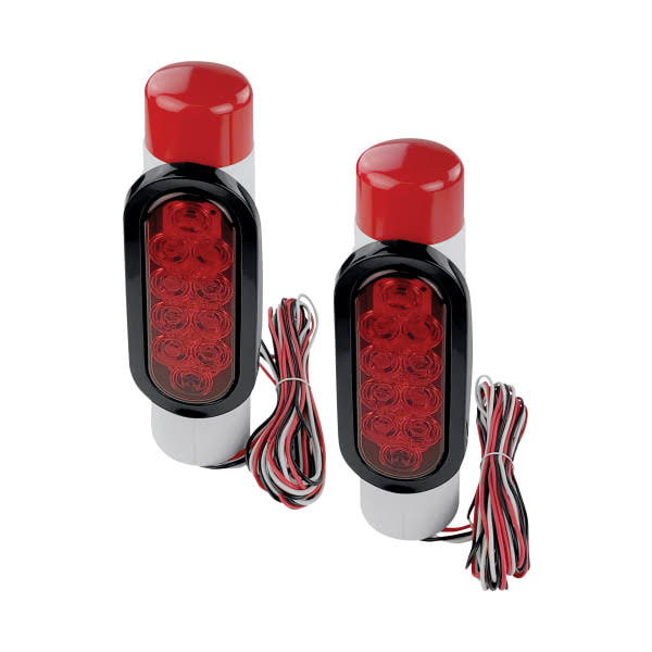 Led Trailer Guide-On Post Pipe-Mounted Taillight Kit