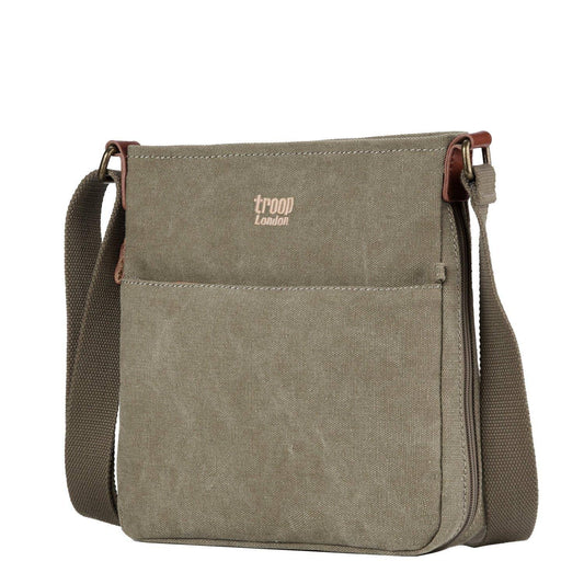 London Classic Canvas Across Body Bag-Trp0236 - Khaki