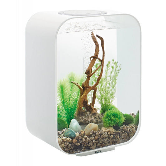 Life 15 Aquarium With Standard Light 4 Gallon, White