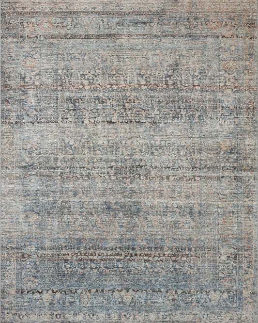 Lewis Billie Denim/Blush Rug 7'6" X 9'6"