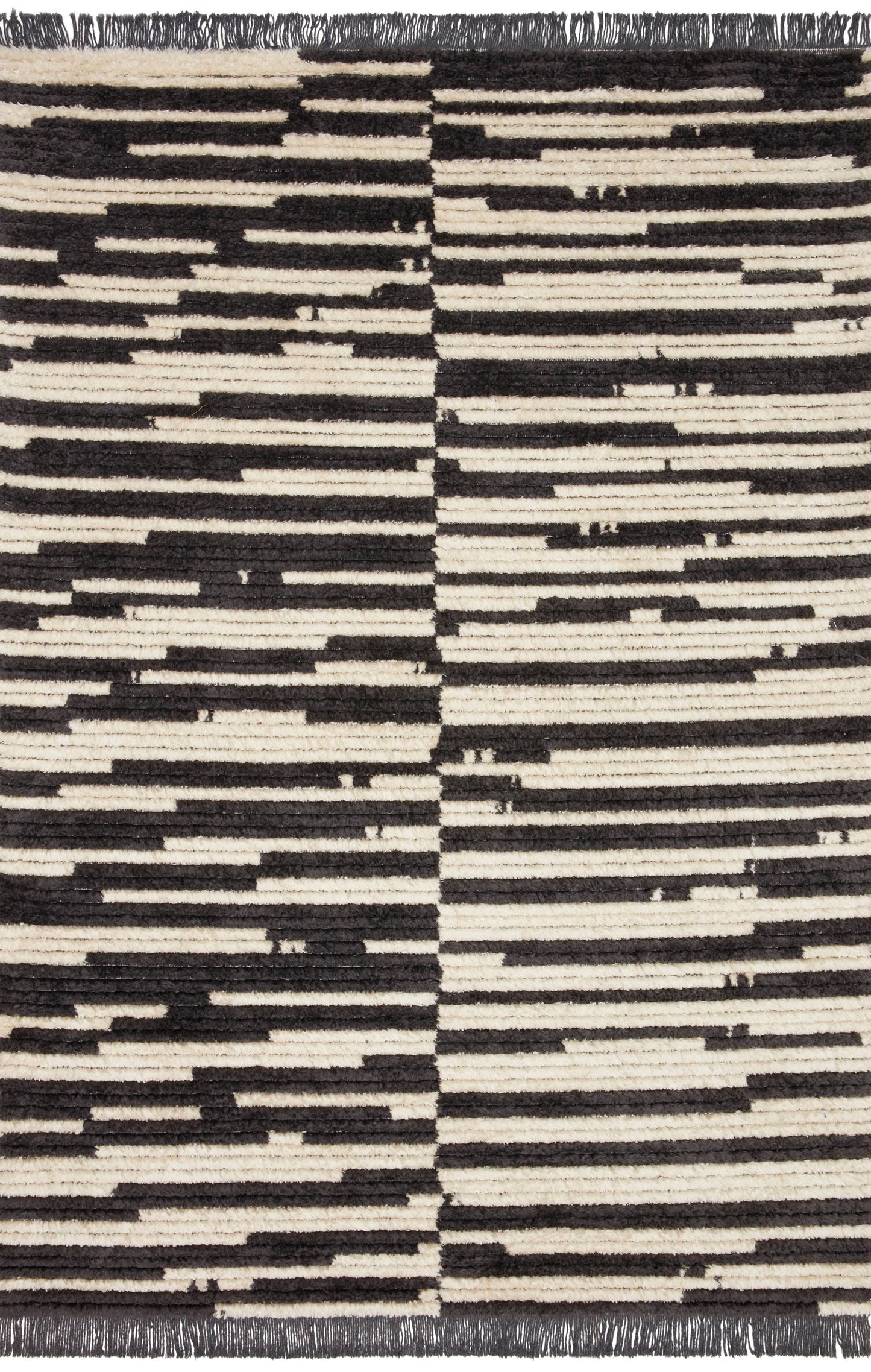 Loves Julia X Alice Ali-03 Rug Cream / Charcoal / 18" X 18" Sample