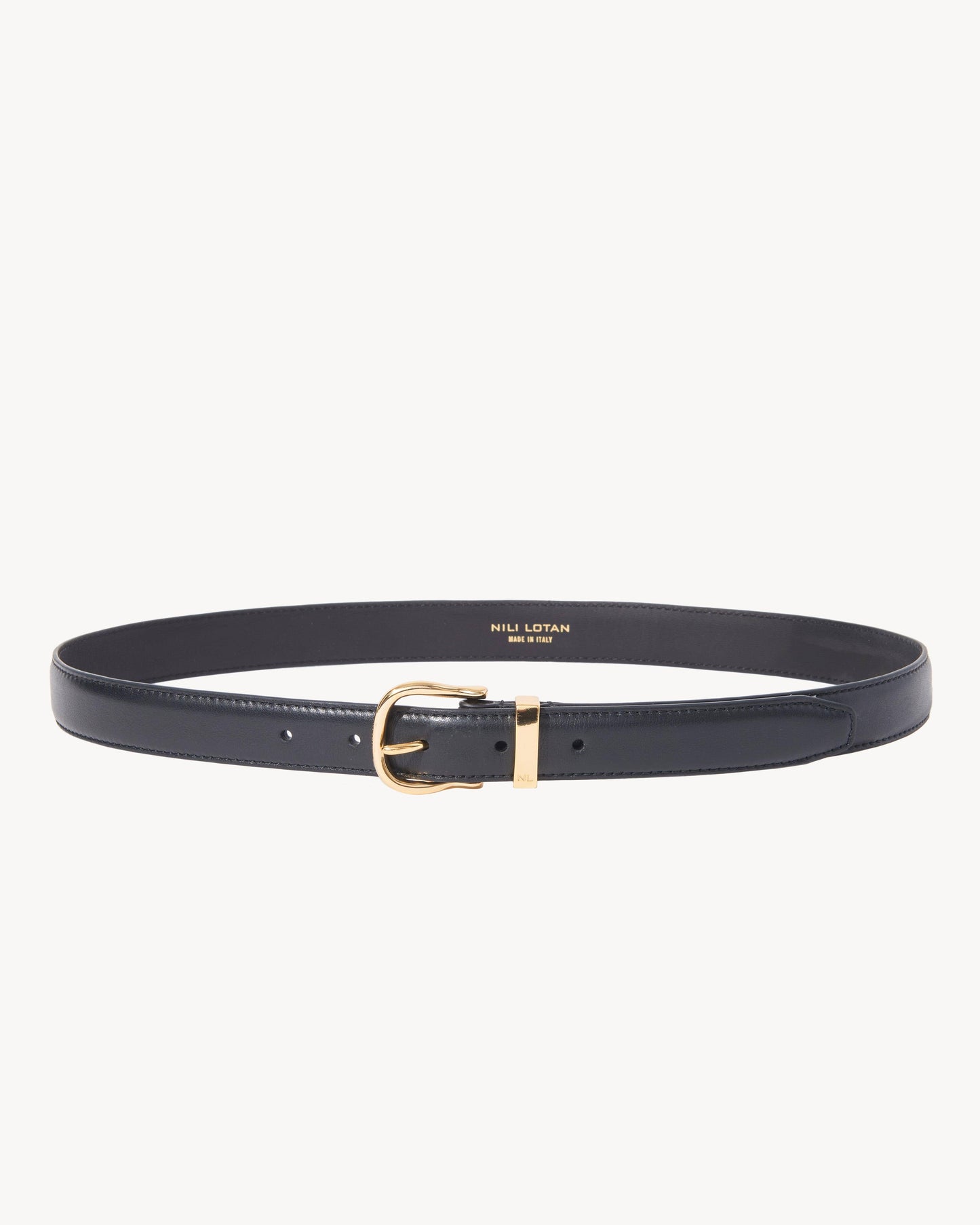 Louise Leather Belt - Black