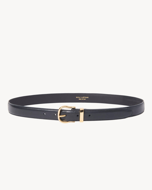 Louise Leather Belt - Women - Black Belts