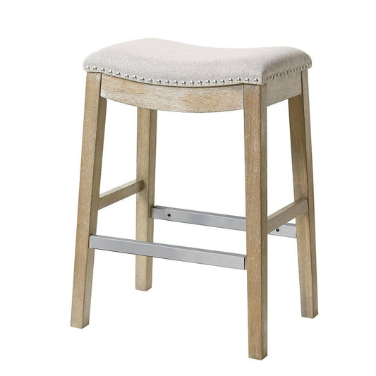 Luther Counter Stool, White