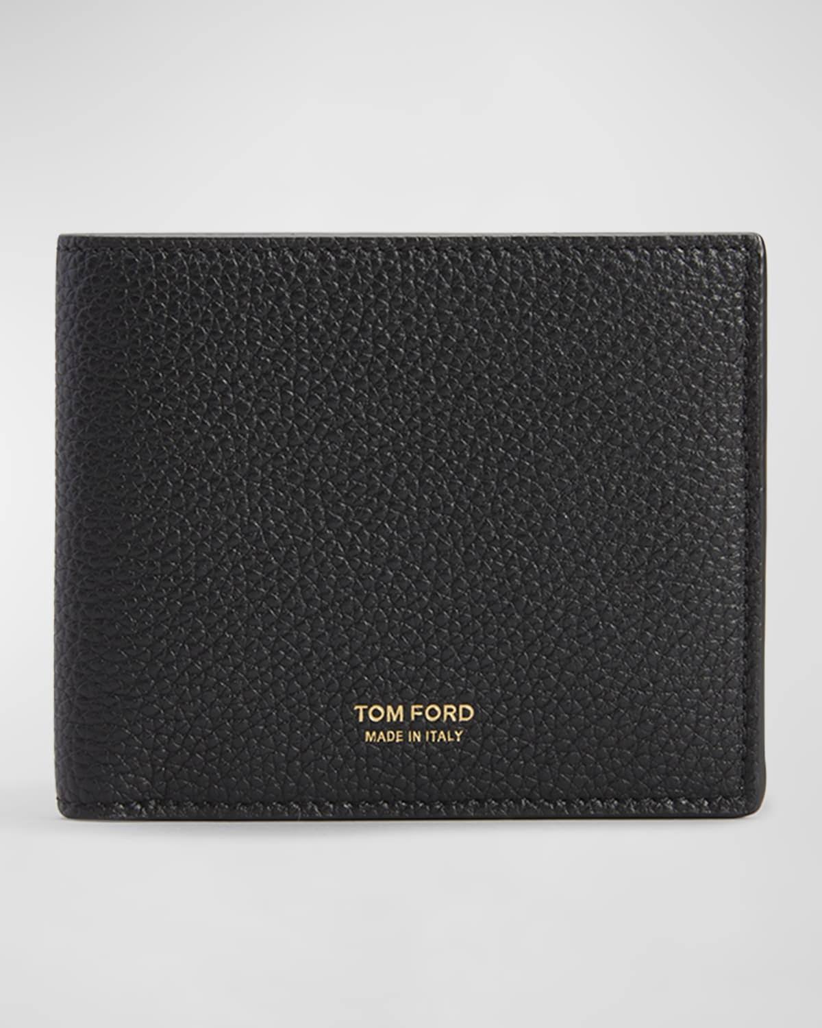 Leather T-Line Bifold Card Holder