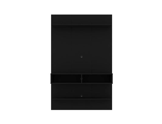 Libra Long Floating Wall Entertainment Center In Black