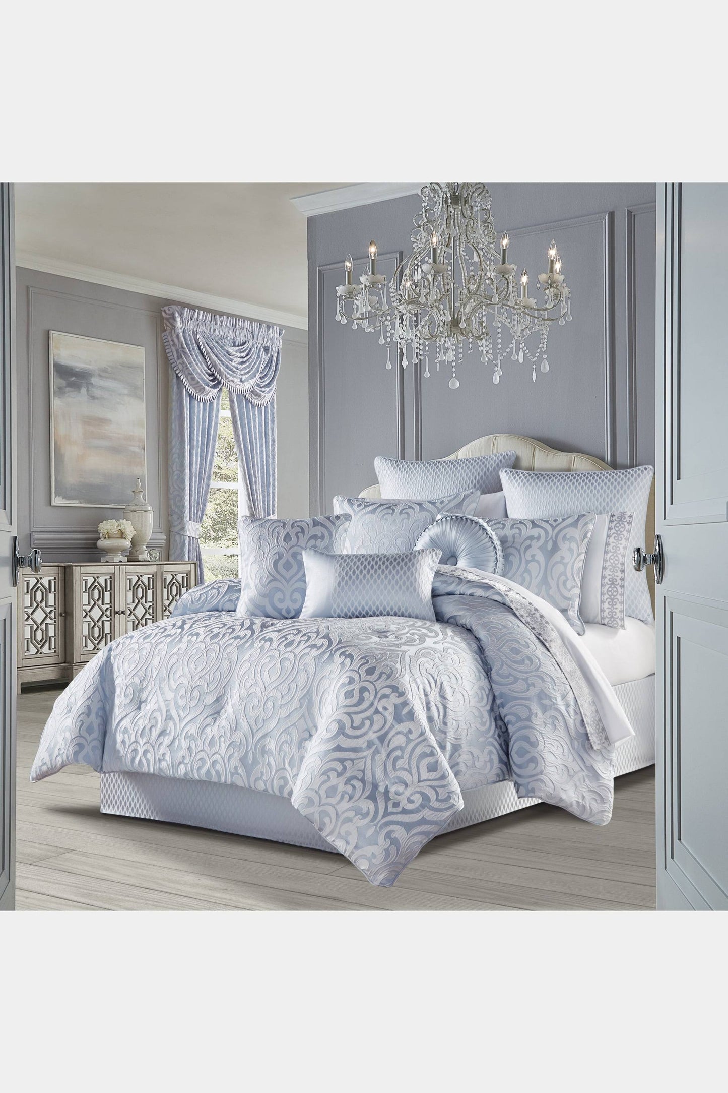 Liana King 4pc. Comforter Set, Blue