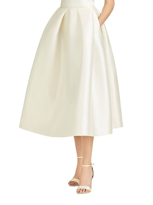 Leighton Skirt - Off White - Mikado - Size 14