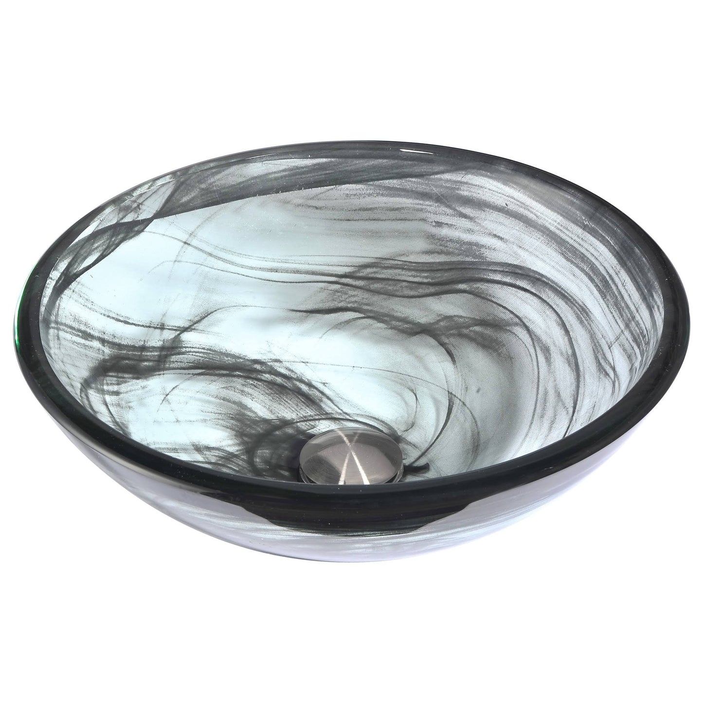 Ls-Az054 Mezzo Series Vessel Sink With Pop-Up Drain In Slumber Wisp