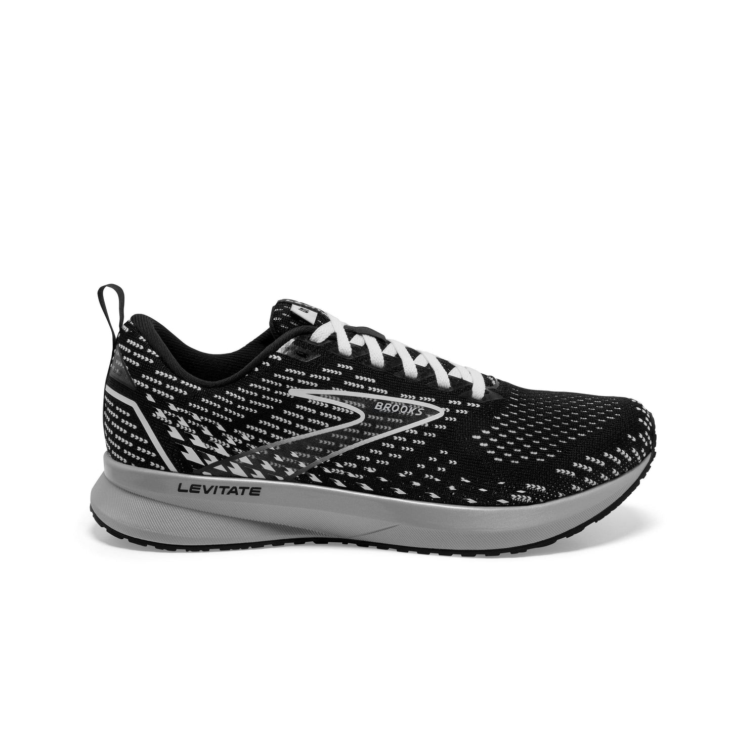 Levitate 5 7.5 , Black/Grey/White (Women's)