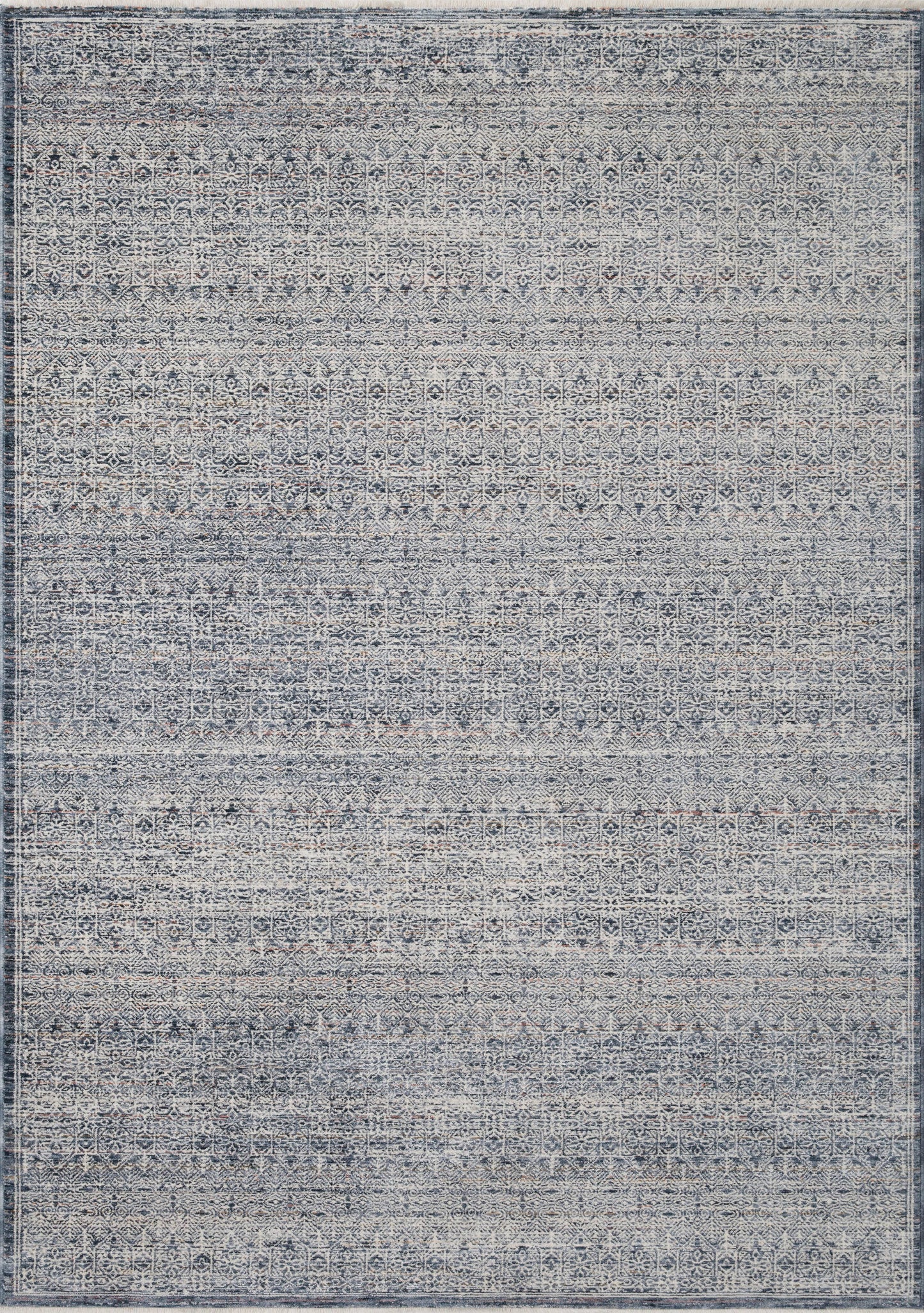 Lewis X 5'3" 7'9" Denim/Ivory Zuma Zum-01 Area Rug