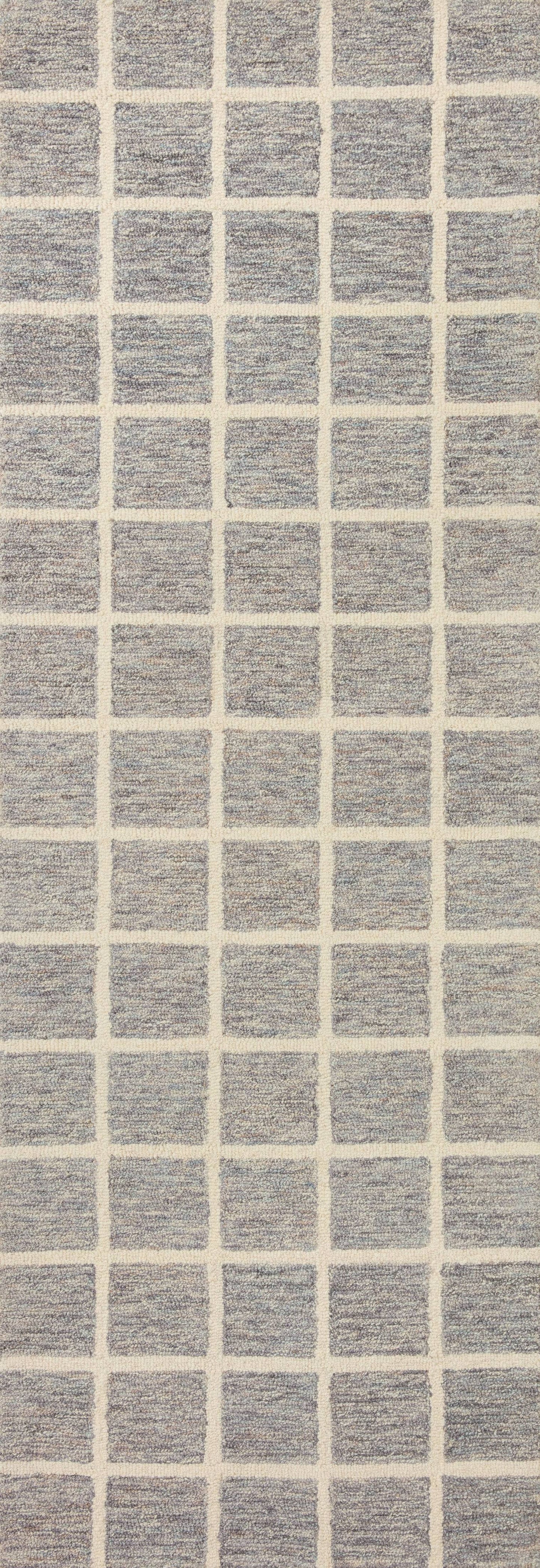 Loves Julia X 5'0" 7'6" Slate/Ivory Polly Pol-05 Area Rug