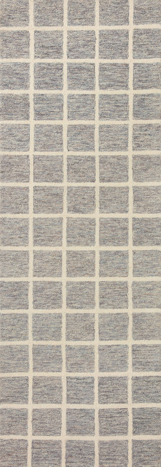 Loves Julia X 5'0" 7'6" Slate/Ivory Polly Pol-05 Area Rug